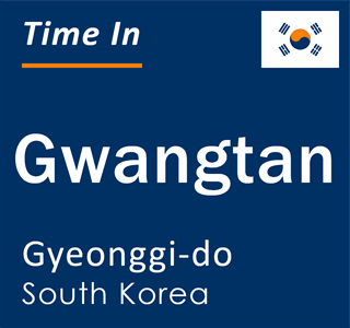 Current local time in Gwangtan, Gyeonggi-do, South Korea