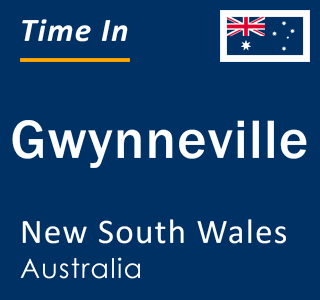 Current local time in Gwynneville, New South Wales, Australia