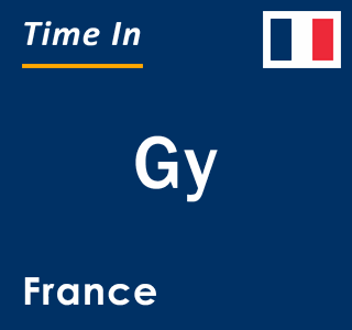 Current local time in Gy, France