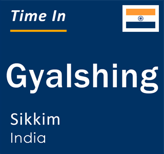 Current local time in Gyalshing, Sikkim, India