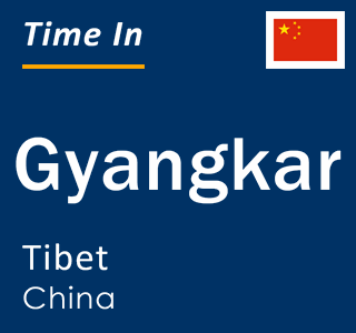 Current local time in Gyangkar, Tibet, China