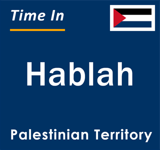 Current local time in Hablah, Palestinian Territory