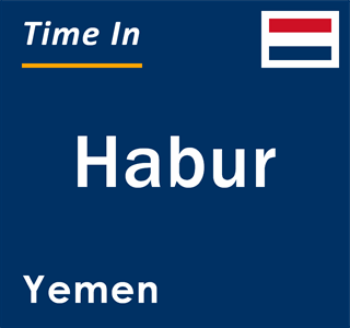 Current local time in Habur, Yemen