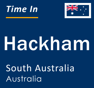 Current local time in Hackham, South Australia, Australia