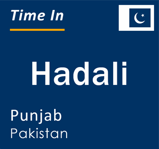 Current local time in Hadali, Punjab, Pakistan