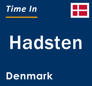 Current local time in Hadsten, Denmark