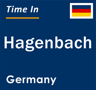 Current local time in Hagenbach, Germany