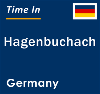 Current local time in Hagenbuchach, Germany