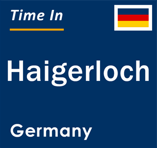 Current local time in Haigerloch, Germany