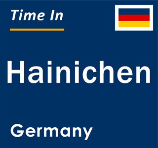 Current local time in Hainichen, Germany