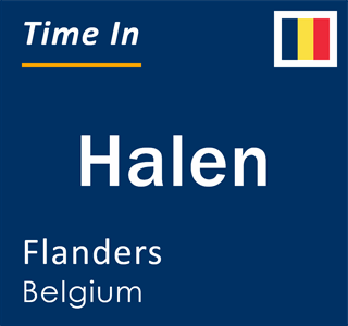 Current local time in Halen, Flanders, Belgium