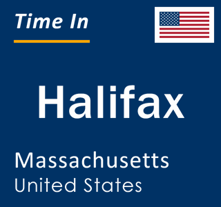 Current local time in Halifax, Massachusetts, United States