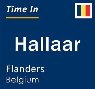 Current local time in Hallaar, Flanders, Belgium