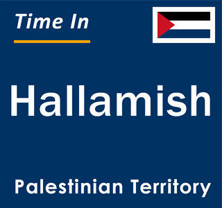 Current local time in Hallamish, Palestinian Territory