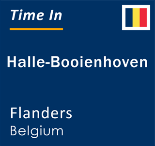 Current local time in Halle-Booienhoven, Flanders, Belgium