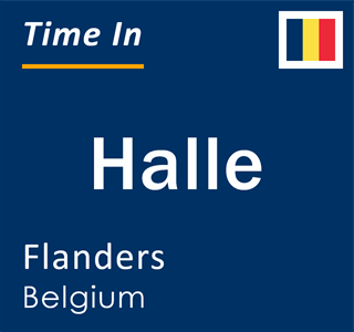 Current local time in Halle, Flanders, Belgium