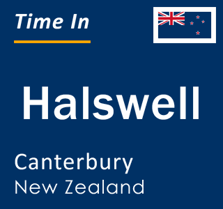 Current local time in Halswell, Canterbury, New Zealand