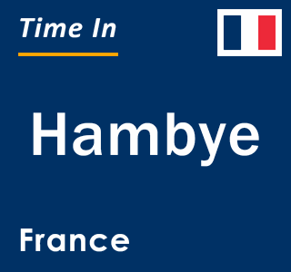 Current local time in Hambye, France