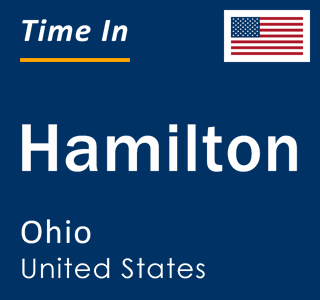 Current time in Hamilton, Ohio, United States