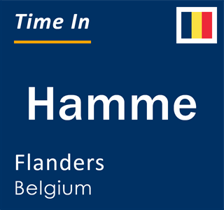 Current local time in Hamme, Flanders, Belgium
