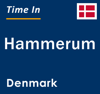 Current local time in Hammerum, Denmark