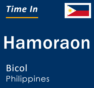 Current local time in Hamoraon, Bicol, Philippines