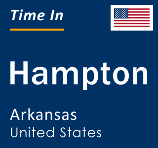 Current local time in Hampton, Arkansas, United States