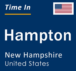 Current local time in Hampton, New Hampshire, United States