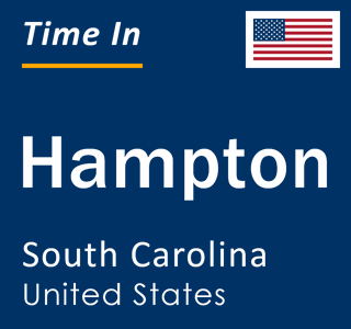 Current local time in Hampton, South Carolina, United States