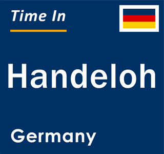 Current local time in Handeloh, Germany