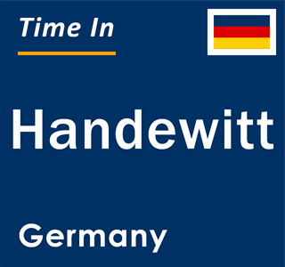 Current local time in Handewitt, Germany