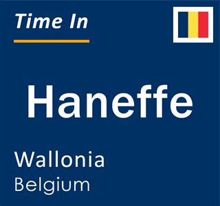 Current local time in Haneffe, Wallonia, Belgium