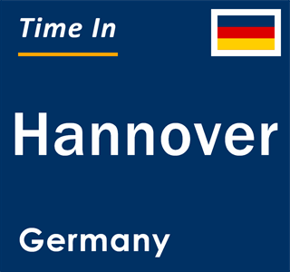 Current local time in Hannover, Germany