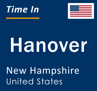 Current local time in Hanover, New Hampshire, United States