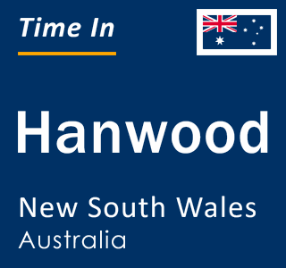 Current local time in Hanwood, New South Wales, Australia