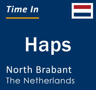 Current local time in Haps, North Brabant, The Netherlands