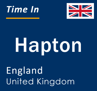 Current local time in Hapton, England, United Kingdom