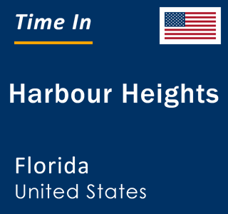 Current local time in Harbour Heights, Florida, United States