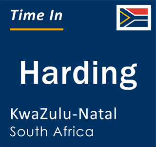 Current local time in Harding, KwaZulu-Natal, South Africa