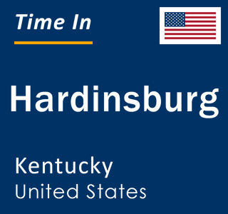 Current local time in Hardinsburg, Kentucky, United States