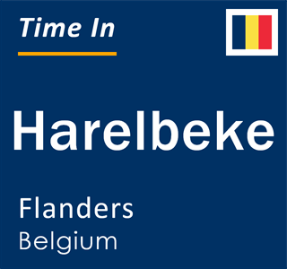Current local time in Harelbeke, Flanders, Belgium