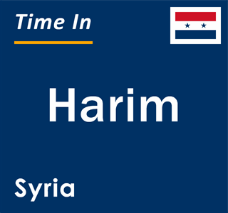 Current local time in Harim, Syria