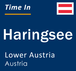 Current local time in Haringsee, Lower Austria, Austria