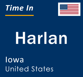 Current local time in Harlan, Iowa, United States