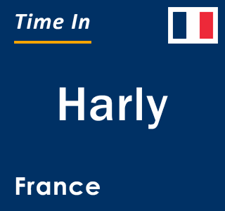 Current local time in Harly, France