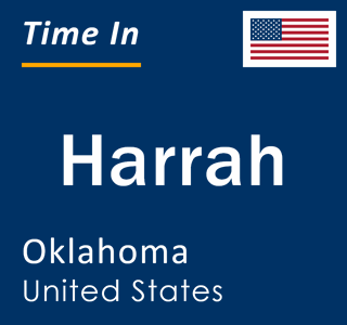 Current local time in Harrah, Oklahoma, United States