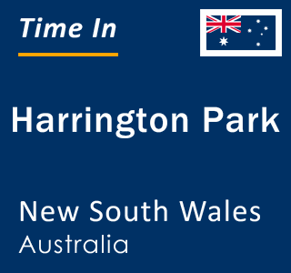 Current local time in Harrington Park, New South Wales, Australia