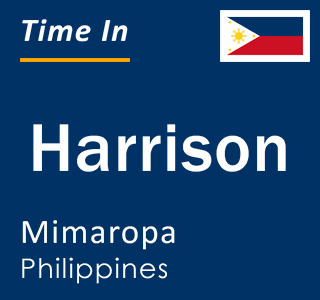 Current local time in Harrison, Mimaropa, Philippines