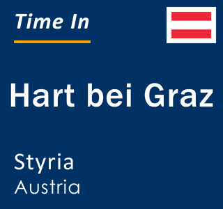 Current local time in Hart bei Graz, Styria, Austria