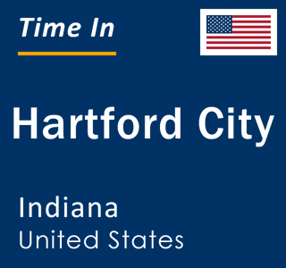 Current local time in Hartford City, Indiana, United States